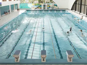 The Aquatic Centre Begins to Take Shape